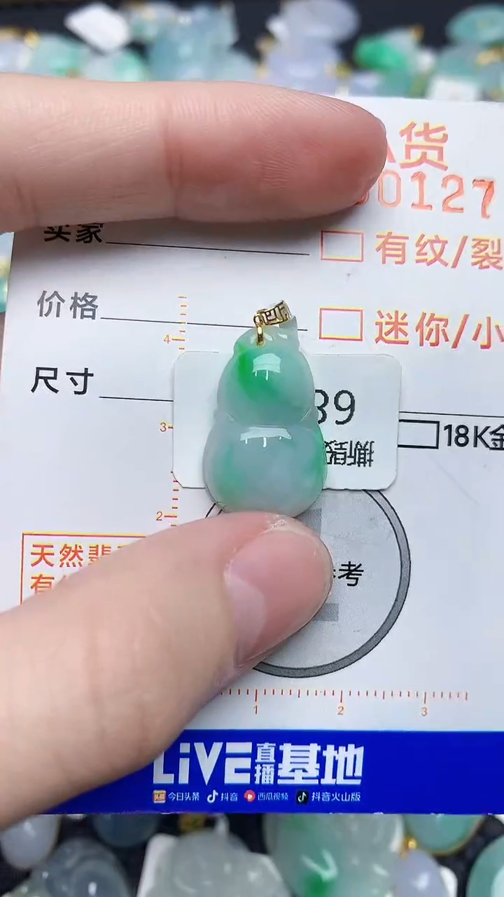 【闪购商品】翡翠颈饰18K金镶嵌45345345345