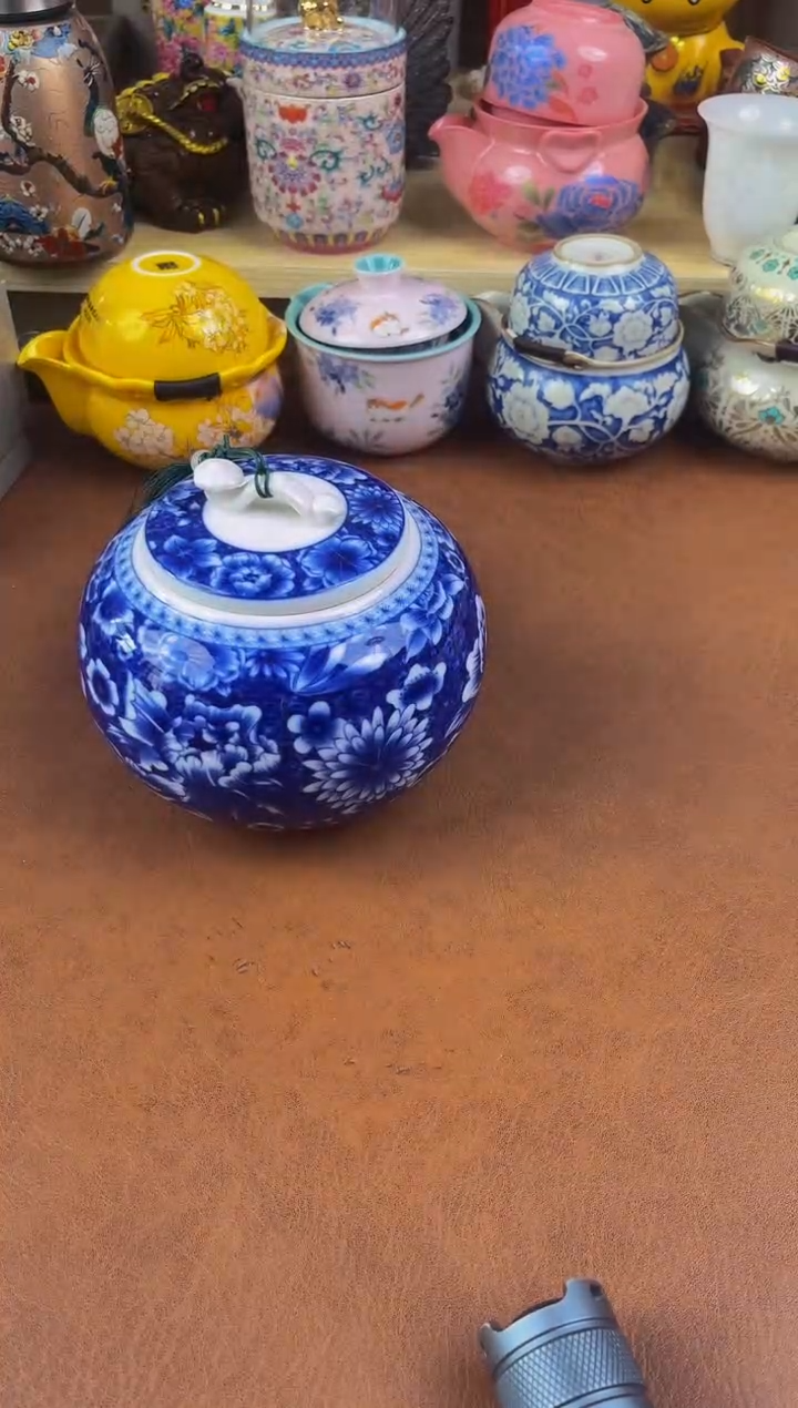 陶瓷茶具摆件旅行套组