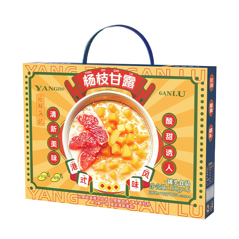 匠鲜无记杨枝甘露（罐头食品）180g*6