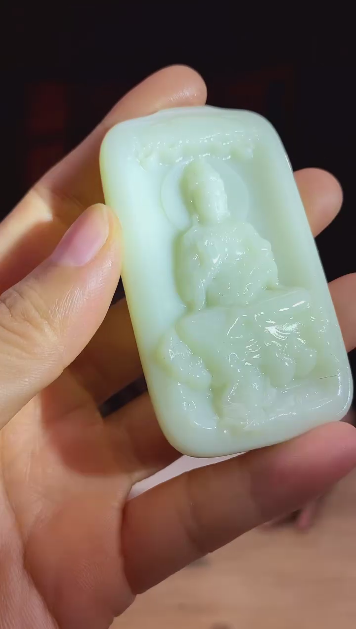 和田玉未镶嵌颈饰D749