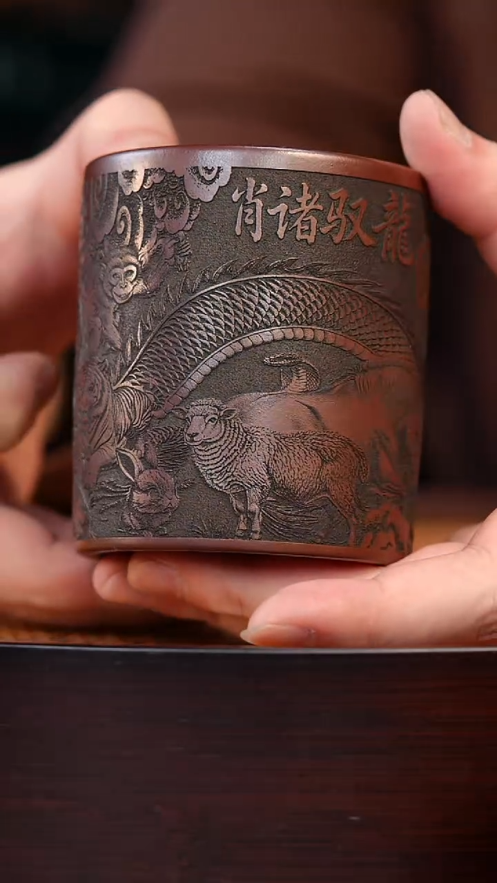 茶杯紫砂宜兴全手工紫砂杯