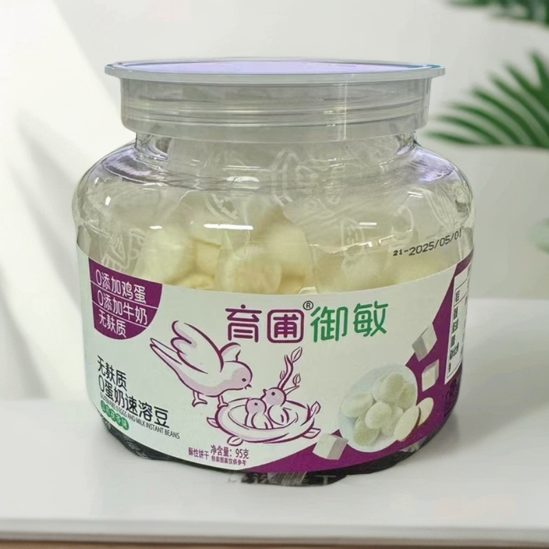 育圃0蛋奶速溶豆95克