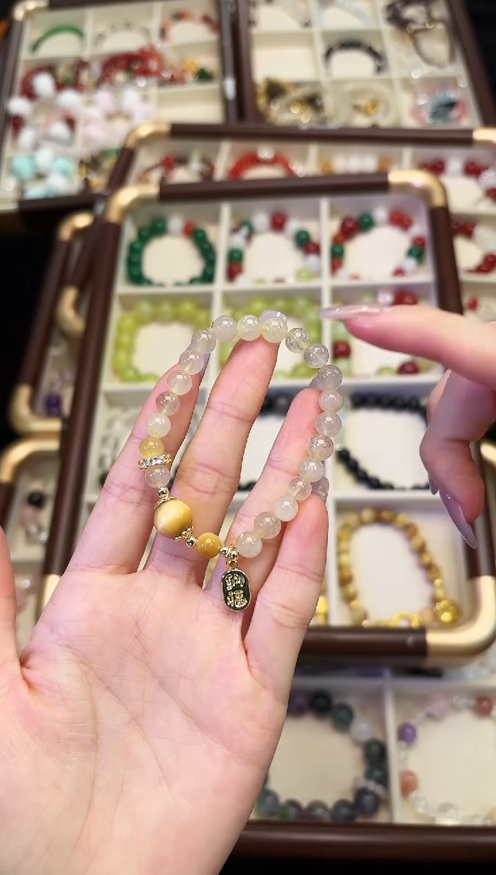 未镶嵌手链水晶不要配件，16手围