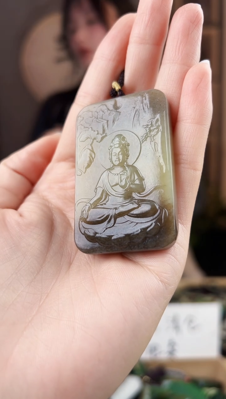 颈饰未镶嵌和田玉拍一发一，多样性发货