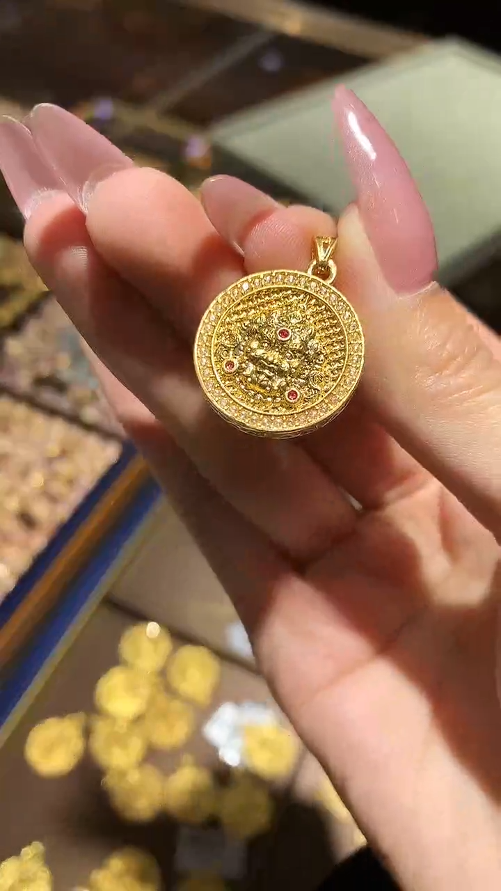 【闪购商品】18K金吊坠(不含链)黄财财吊坠