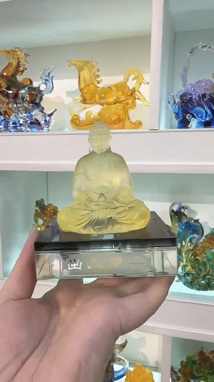 手工艺品琉璃佛像