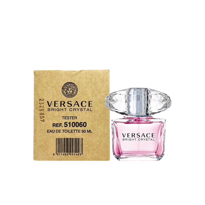【瑕疵无盒】简装VERSACE/范思哲粉耀晶钻女士EDT淡香水90ml花香调