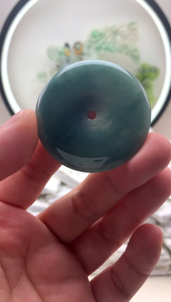 颈饰未镶嵌翡翠扣子