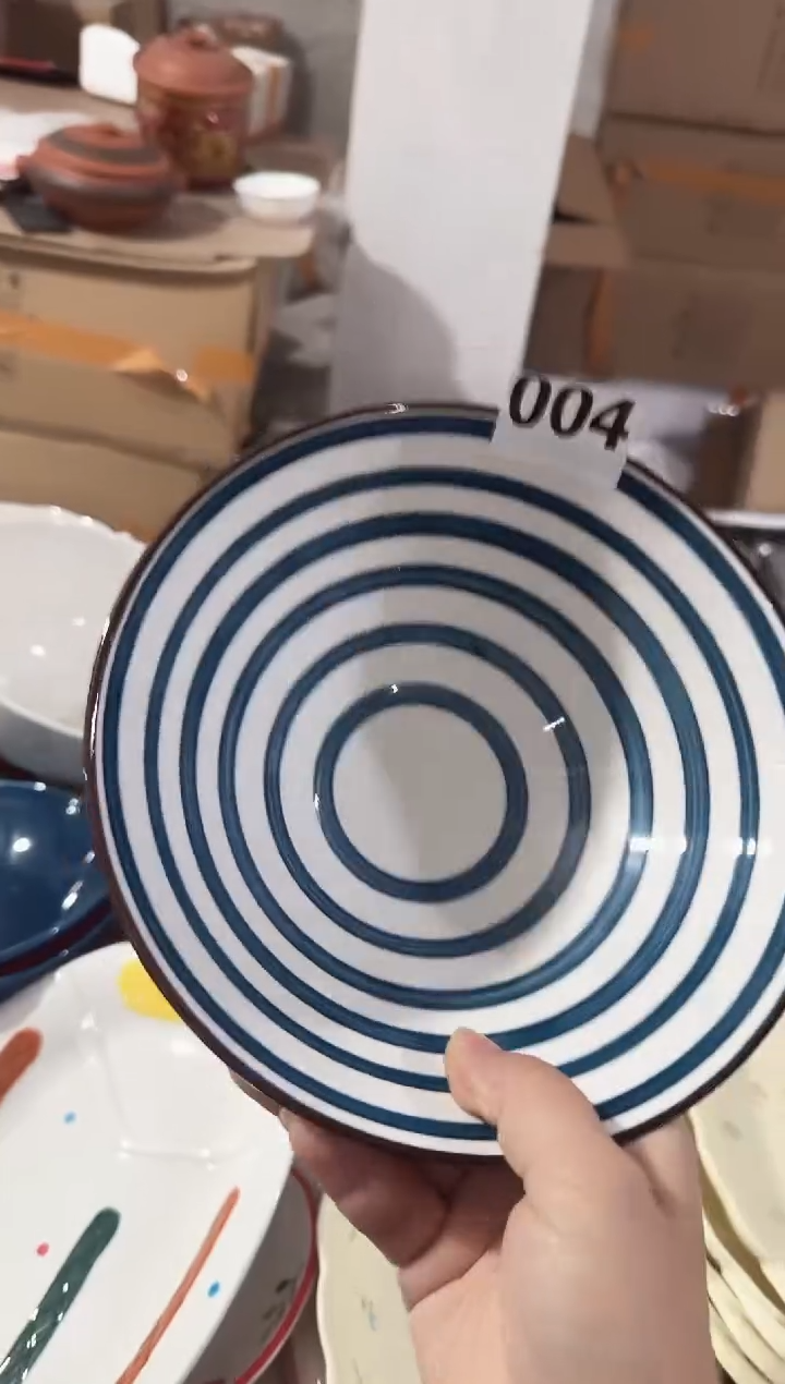 【8寸★2个】黑点针眼属正常陶瓷都有介意慎拍微瑕破损包赔