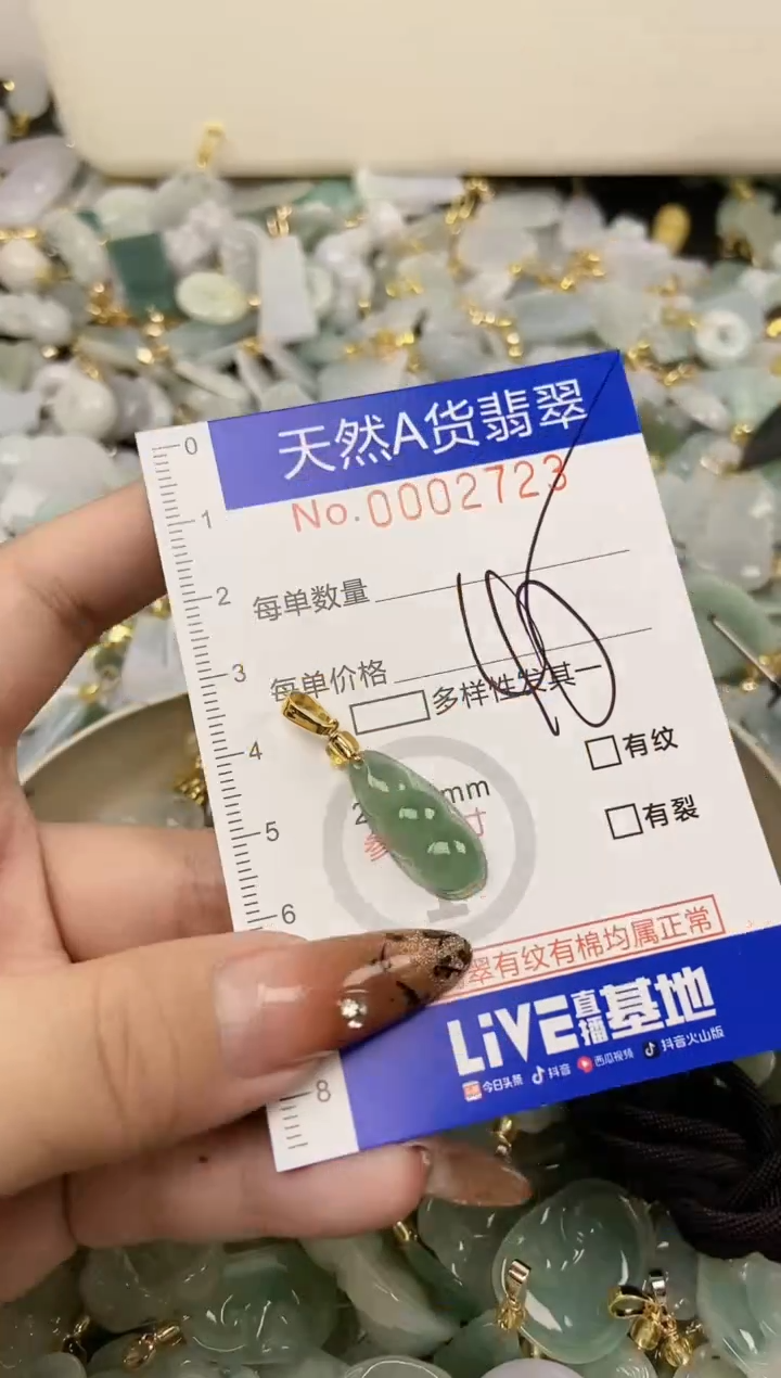 【闪购商品】翡翠颈饰未镶嵌天然A货翡翠