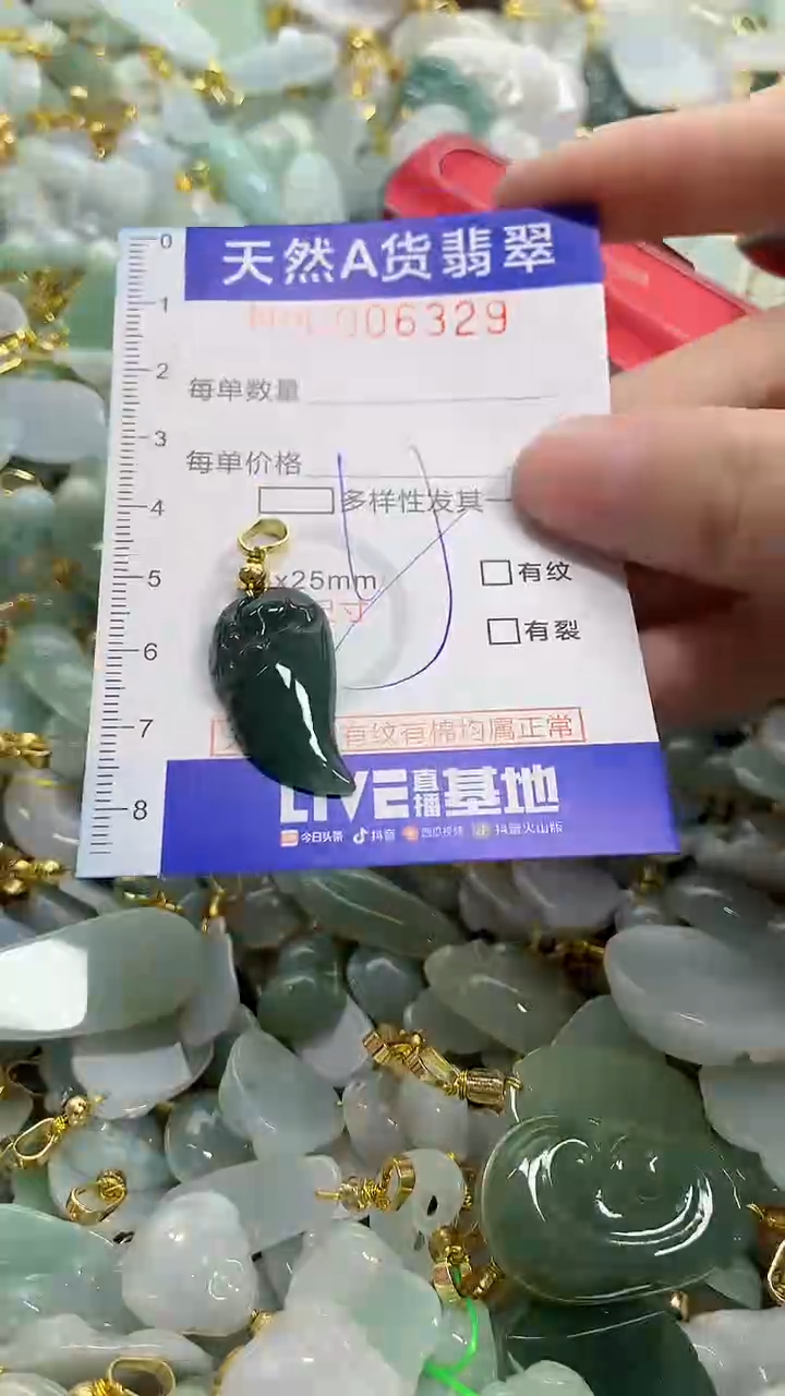 颈饰未镶嵌翡翠天然A货翡翠