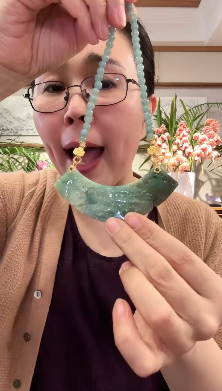 【闪购商品】翡翠颈饰未镶嵌国风