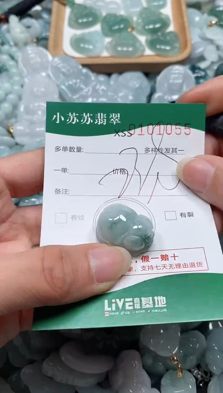 【闪购商品】翡翠颈饰未镶嵌闪购商品0101055