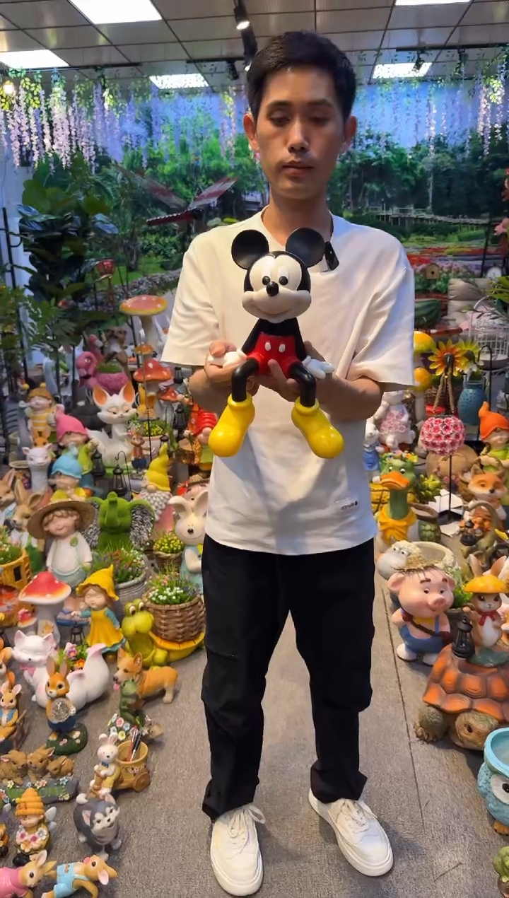 无花朵花园庭院摆件&00&