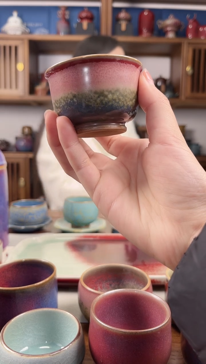 【闪购商品】瓷片钧尚源微瑕客杯