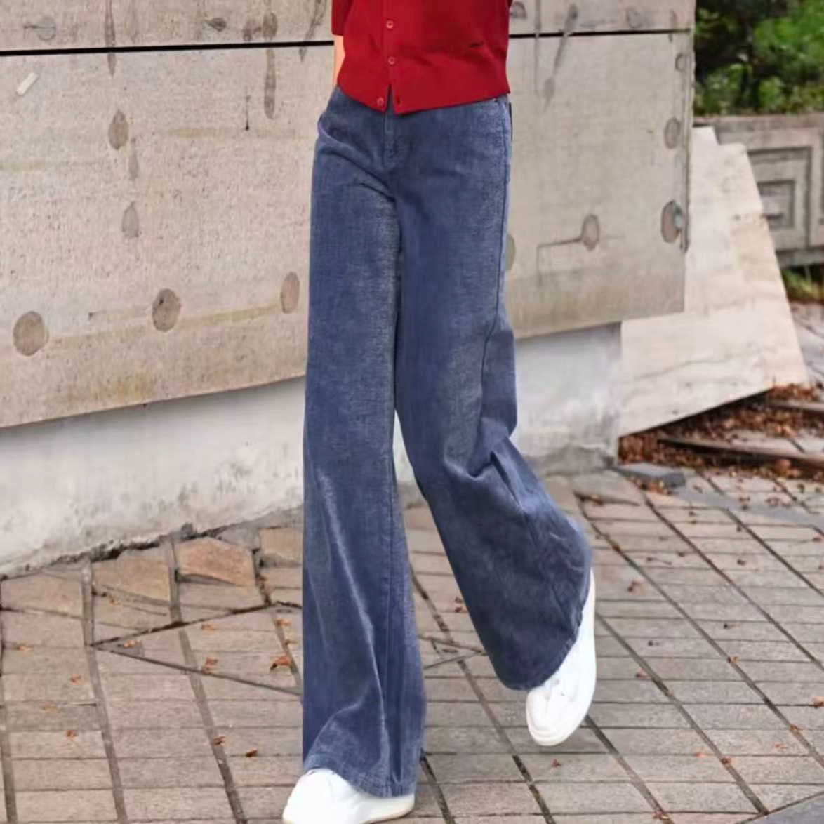 阿玛施AMASS 秋冬时尚百搭显瘦显高休闲裤5100388