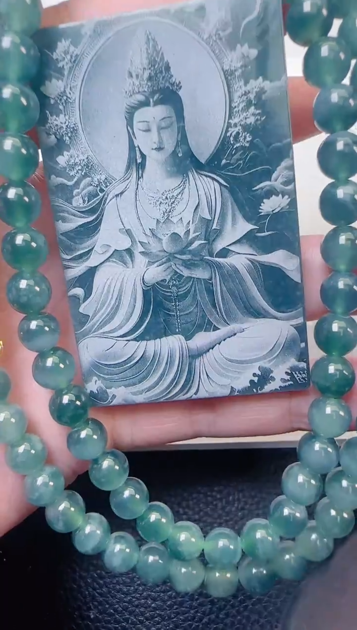 颈饰未镶嵌翡翠天然A货翡翠  多样性随机发其一