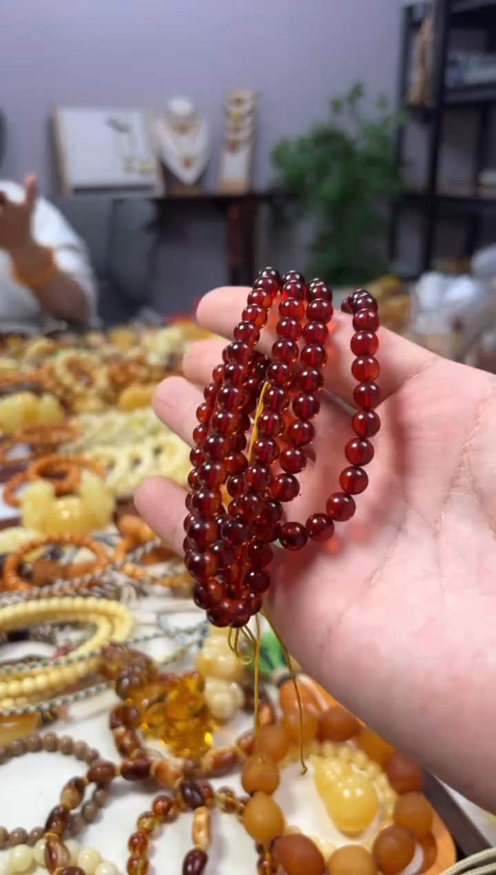 【闪购商品】蜜蜡裸石未镶嵌多圈