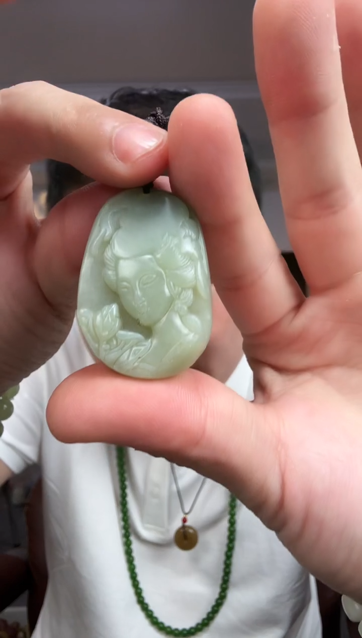 和田玉未镶嵌颈饰拍一发一多样性发货