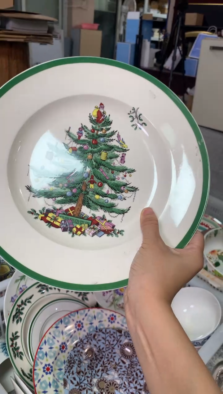 瓷陶瓷尾单CC078微瑕1个样品10.5寸