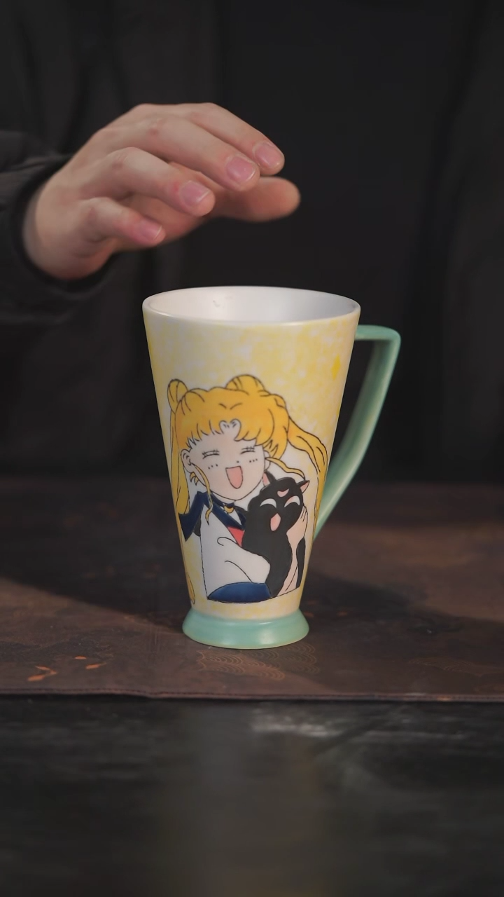 【闪购商品】杯如花手绘手作陶瓷@@346