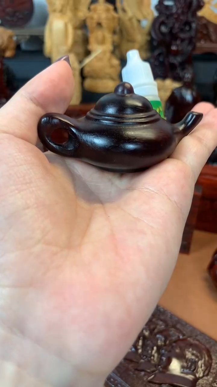 木木紫檀木把把胡手把件