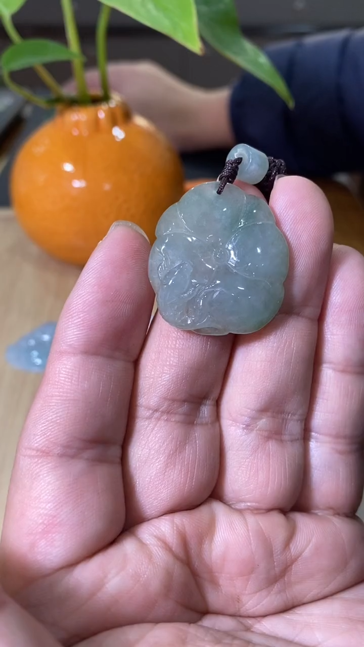 吊坠(不含链)未镶嵌翡翠和和美美连年有余