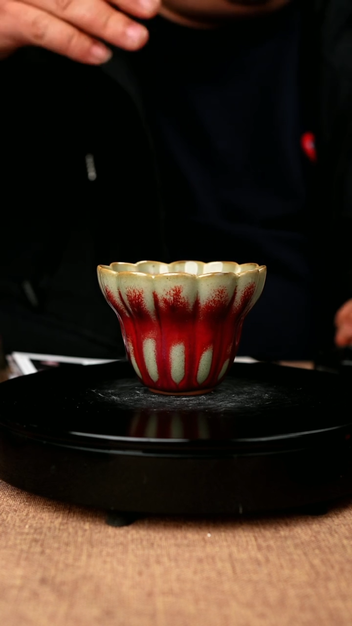 【闪购商品】595#国工一级品原矿钧瓷炉钧釉主人杯