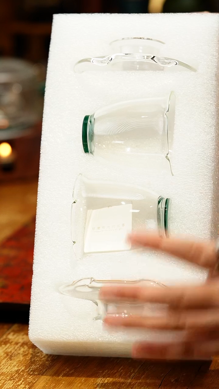 【闪购商品】禾器/卿妍杯碟组/墨绿2入