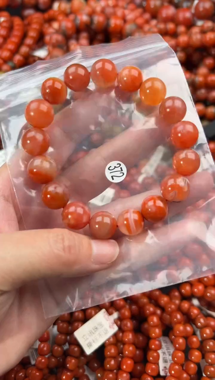 未镶嵌手串南红玛瑙12+