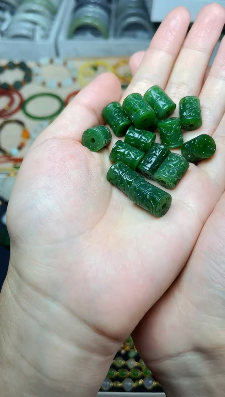 和田玉未镶嵌颈饰路路通多样性拍一发一06