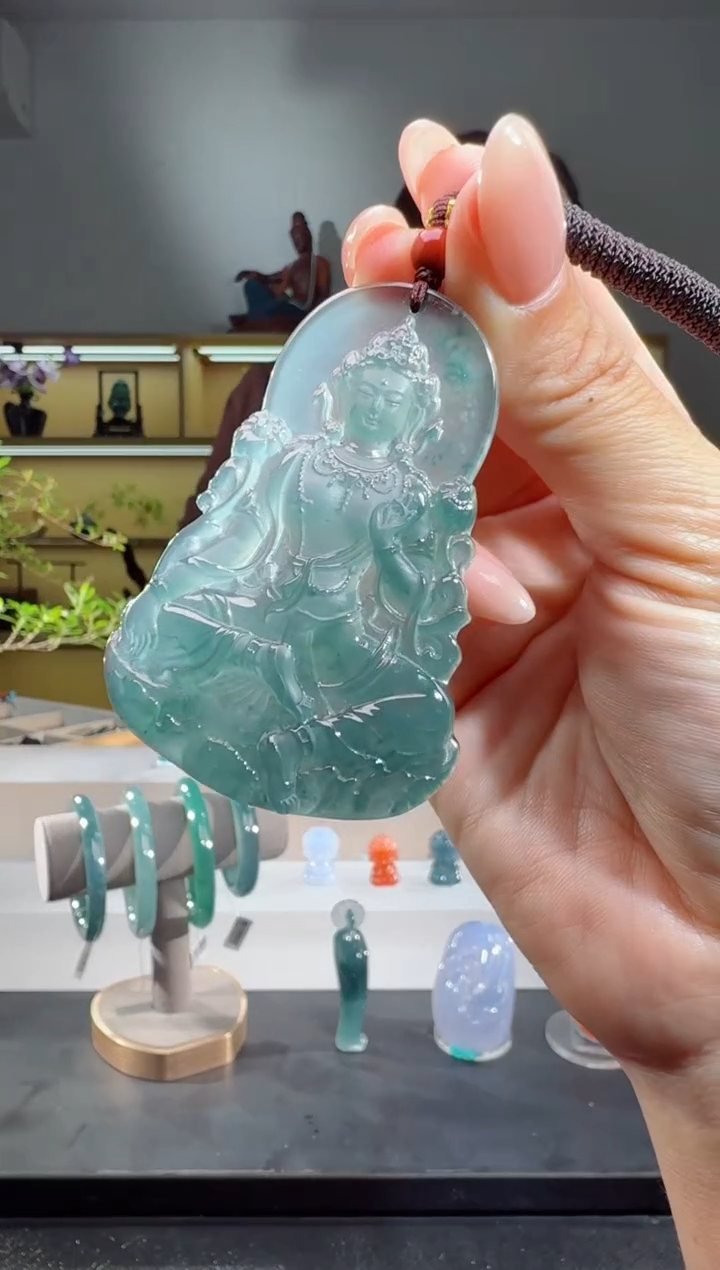 吊坠(不含链)未镶嵌翡翠度母