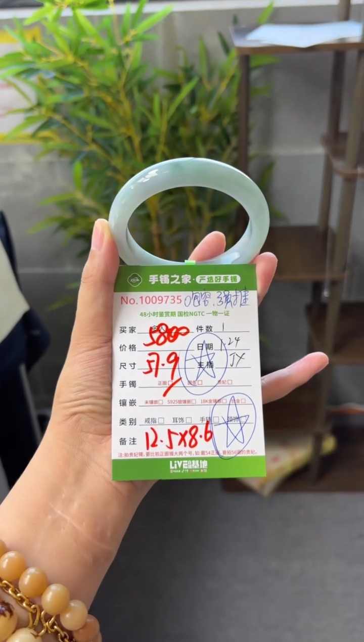 【闪购商品】翡翠手镯未镶嵌多人