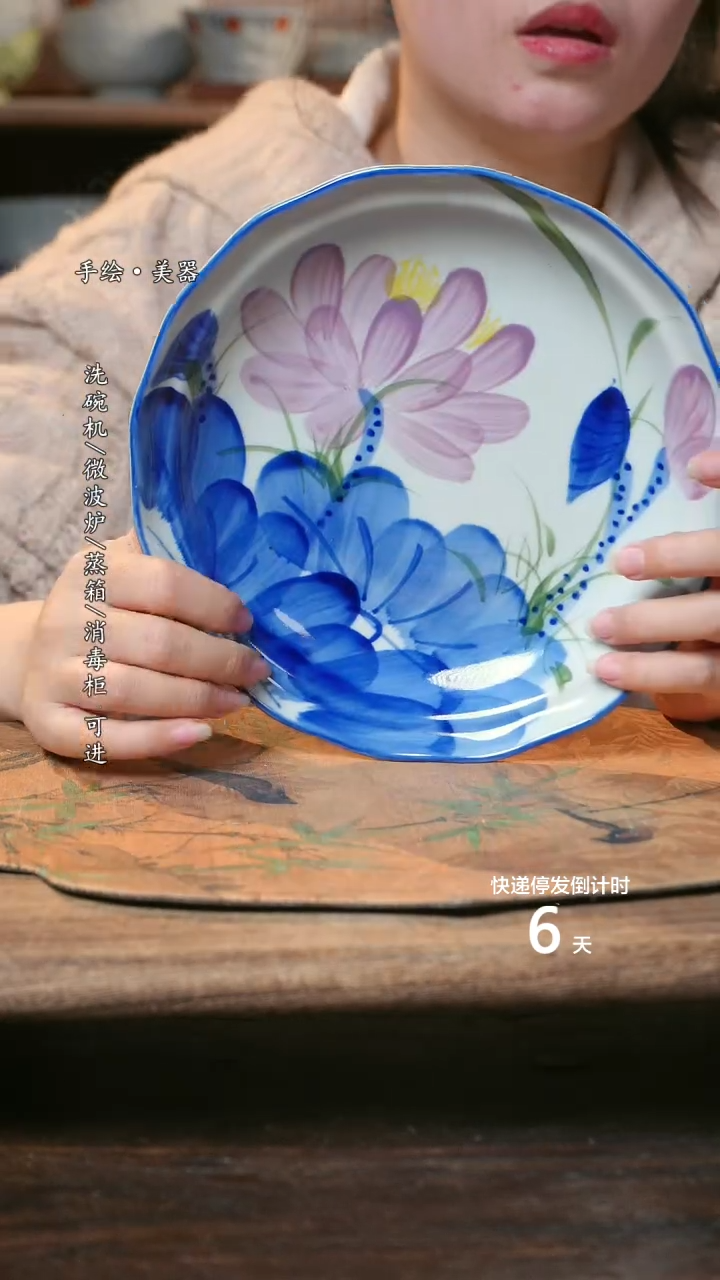 【闪购商品】碗1个景德镇高温瓷釉下瓷食品级