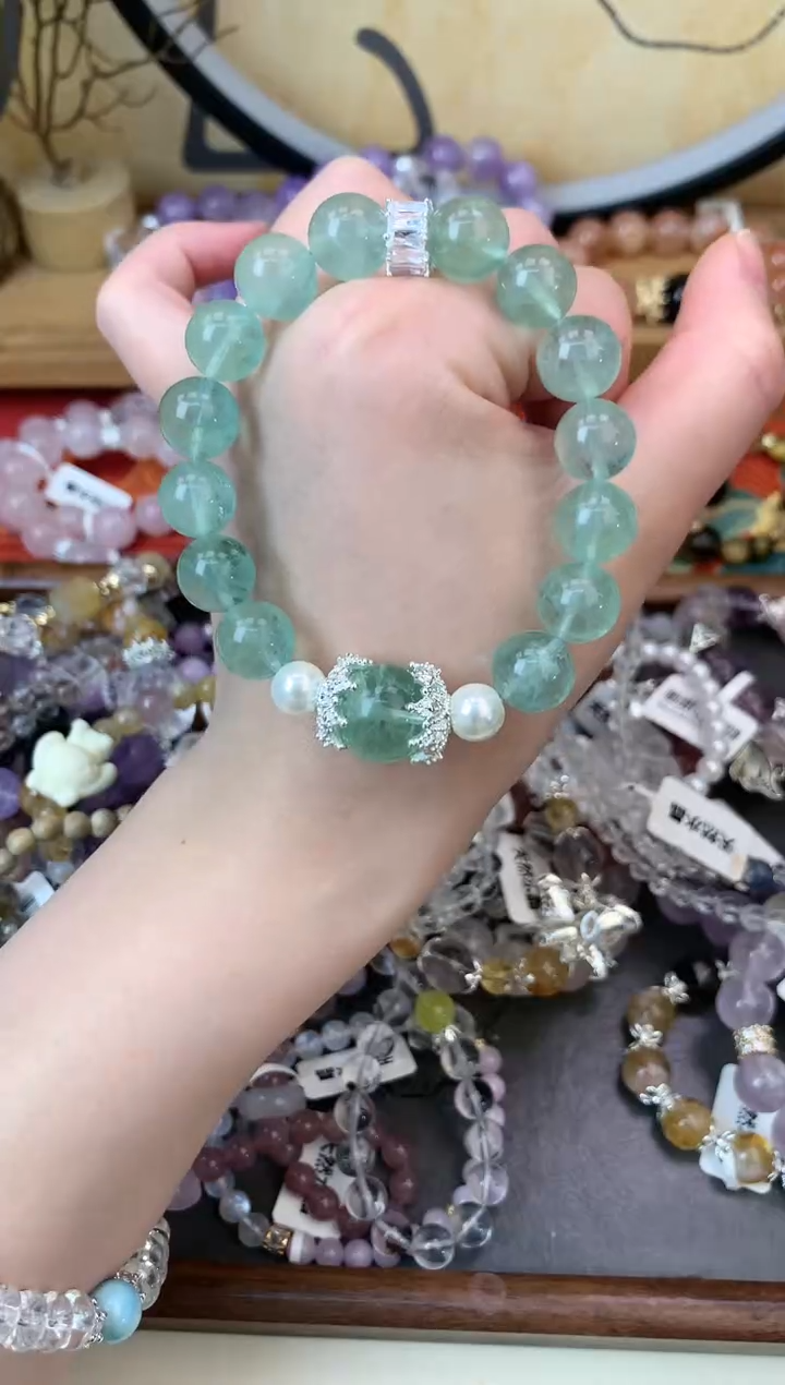 【闪购商品】萤石手链未镶嵌335手串