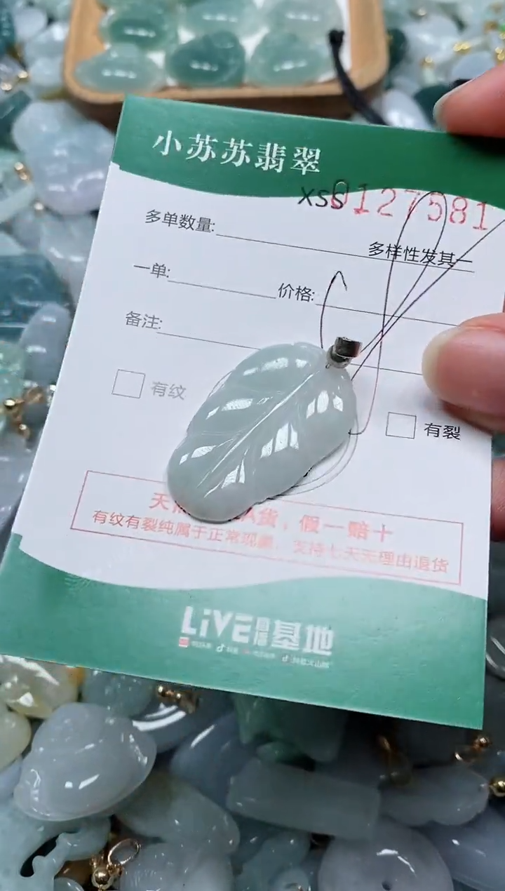 【闪购商品】翡翠颈饰未镶嵌闪购商品0127581