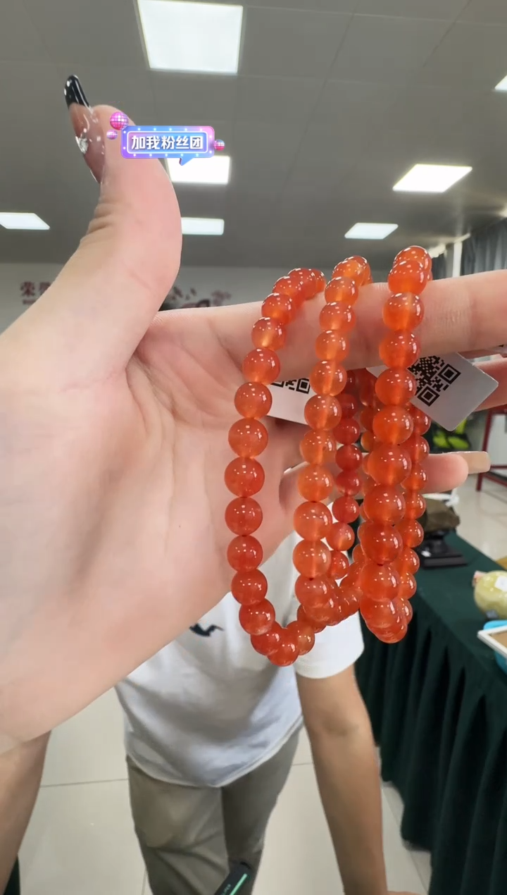 手链未镶嵌南红玛瑙LQ5635 约6mm多样式发一件