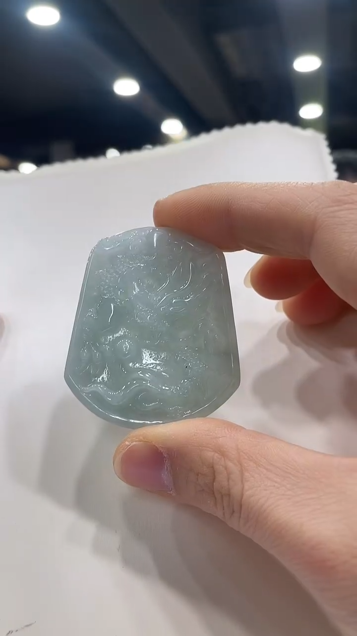 吊坠(不含链)未镶嵌翡翠88龙（多样性发一）