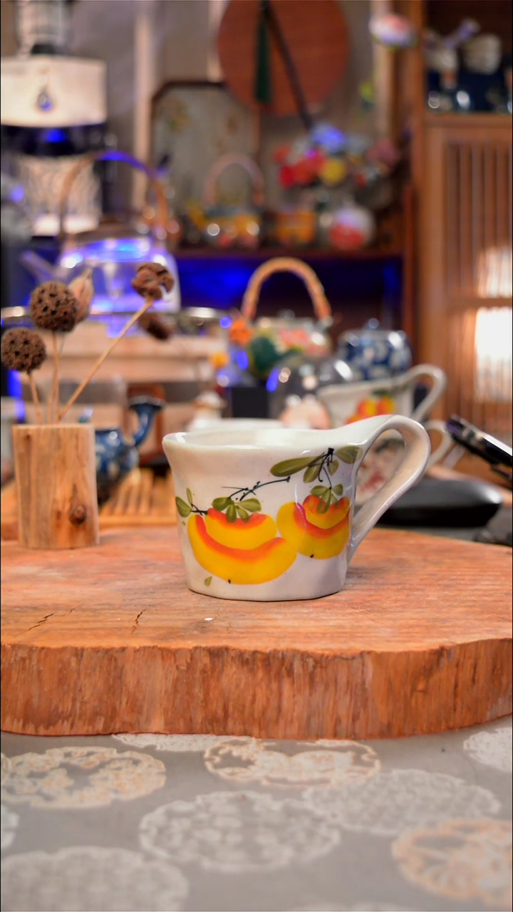 【闪购商品】摆件柿子手工手绘手工手绘