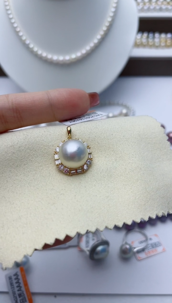 【闪购商品】海水珍珠颈饰银S925镶嵌W137