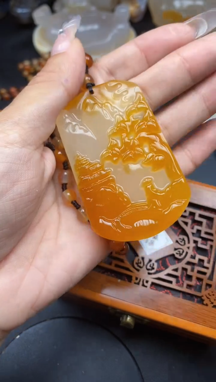 【闪购商品】玛瑙/玉髓颈饰未镶嵌ll