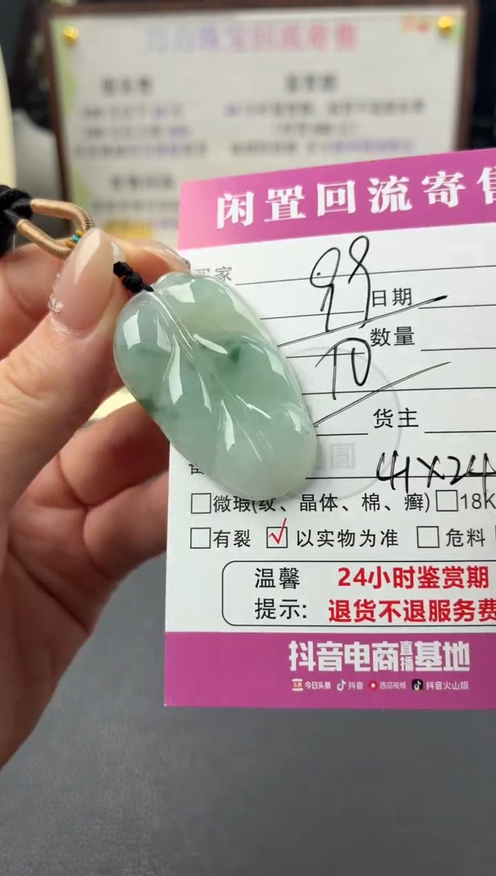 颈饰未镶嵌翡翠00003395