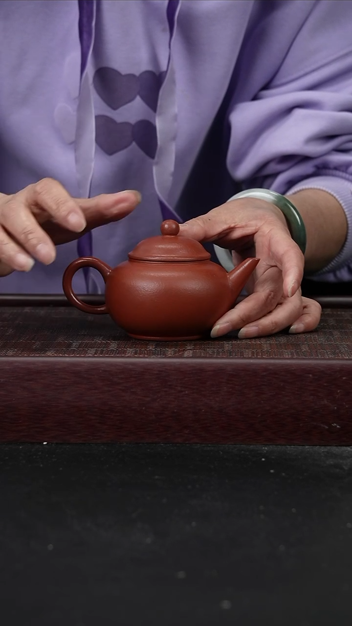 茶壶紫砂zq朱泥水平