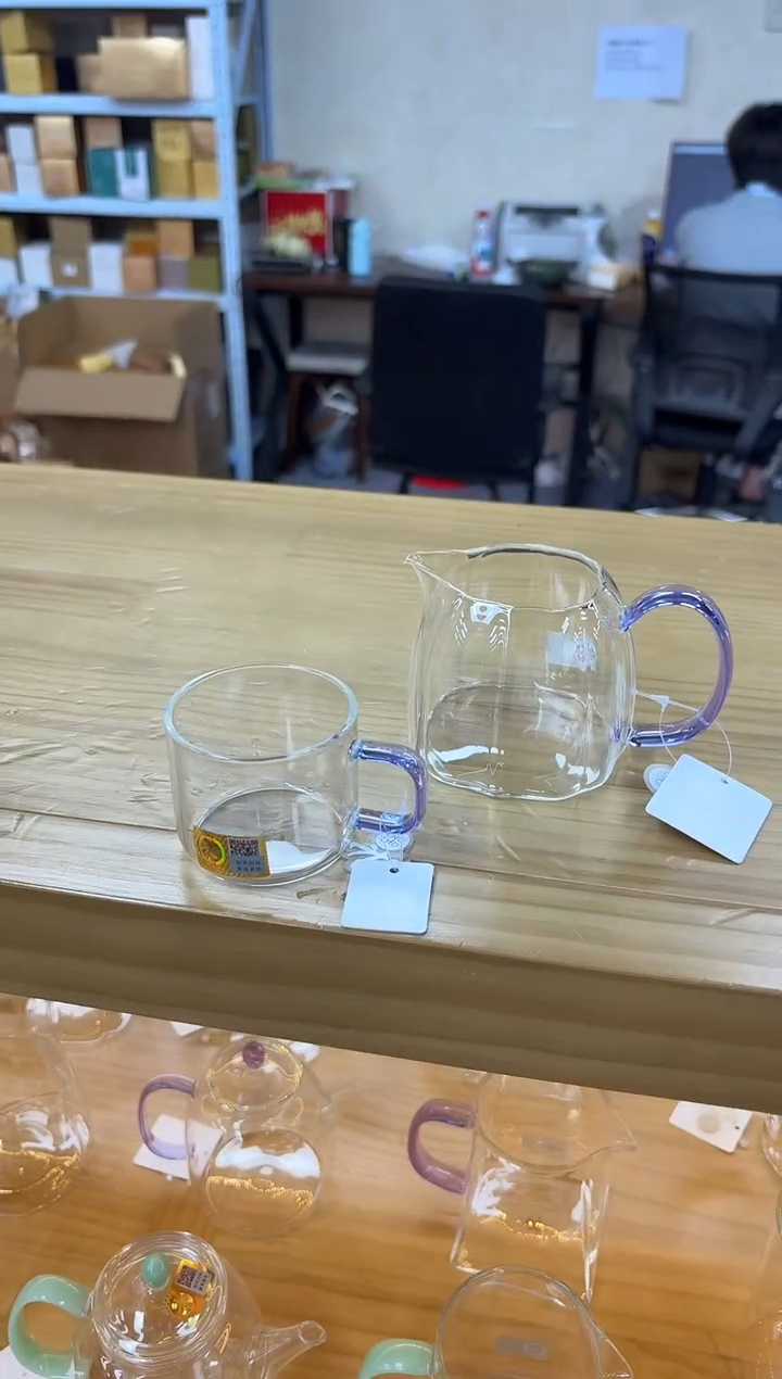 禾器倾妍茶海浅紫色+禾器清禾杯一个装