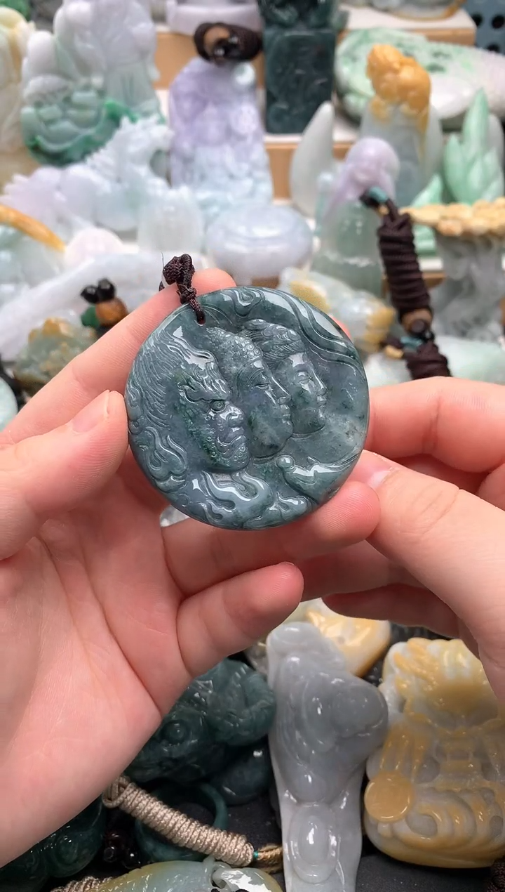 吊坠(不含链)未镶嵌翡翠1