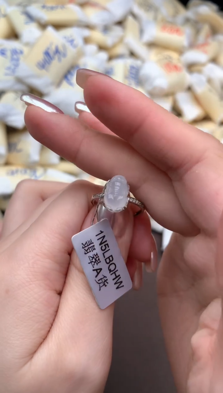 【闪购商品】翡翠戒指银S925镶嵌一