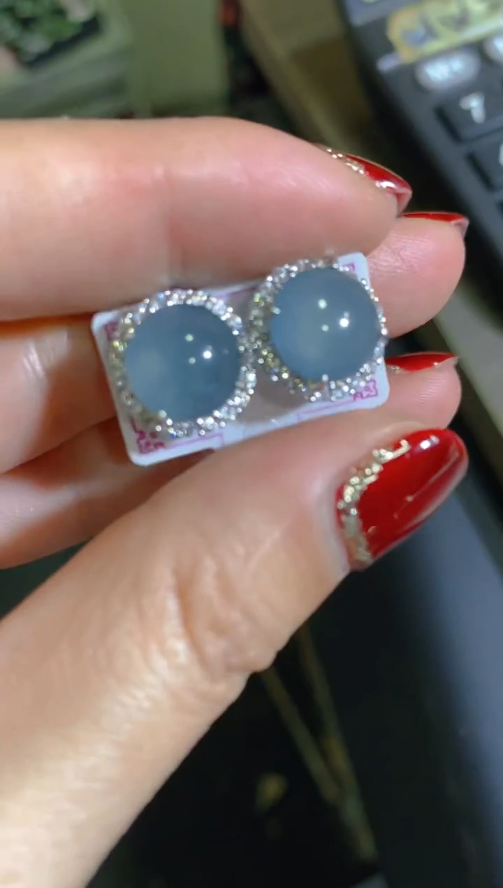 未镶嵌翡翠耳饰天然A货翡翠 多样性发货 假一罚四