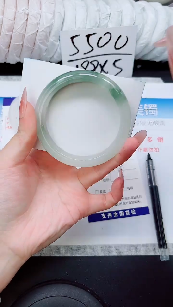 石英质玉手镯未镶嵌A103-58.4