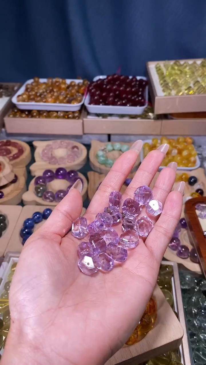 未镶嵌手串水晶K07玻利维亚隔珠一颗