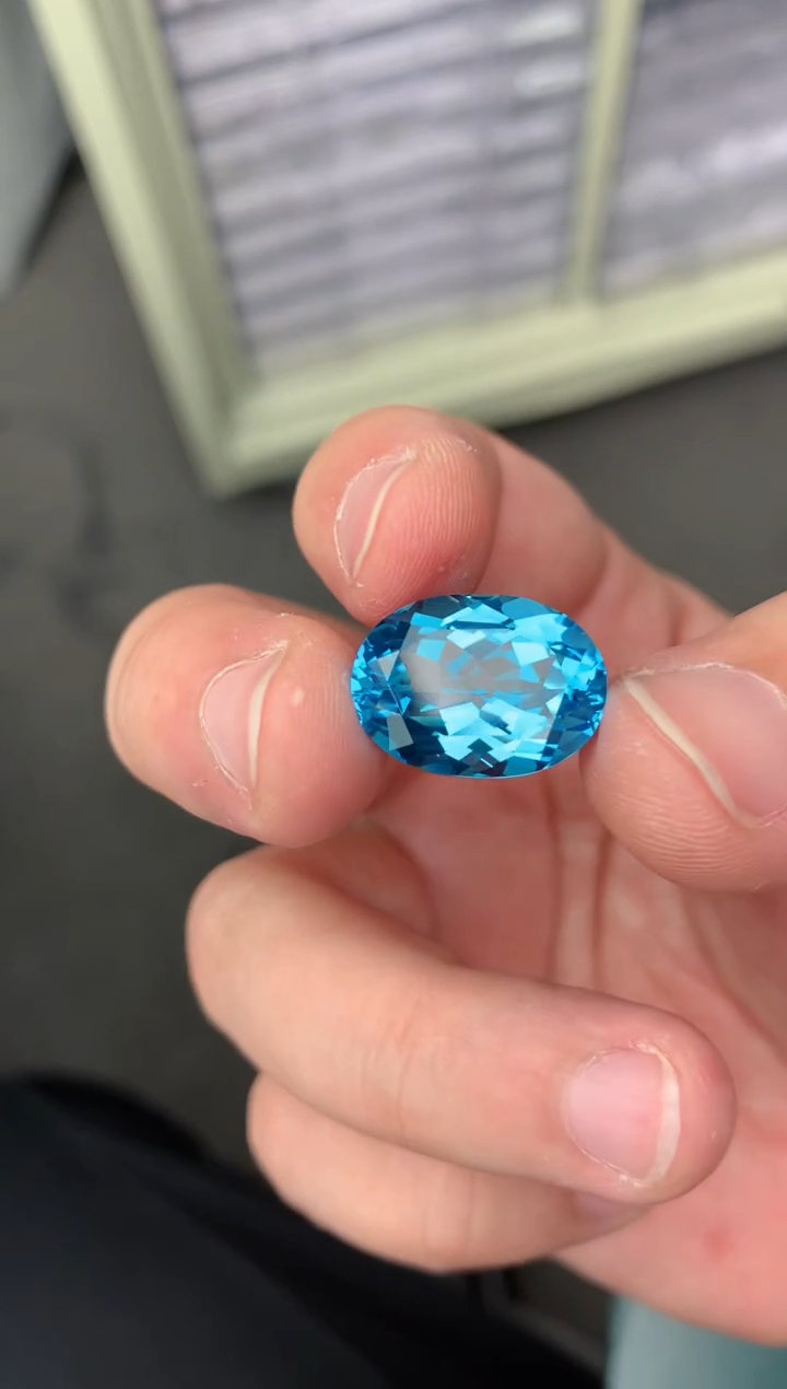 【闪购商品】托帕石裸石未镶嵌18ct 托帕石